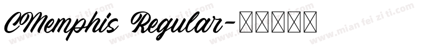 CMemphis Regular字体转换